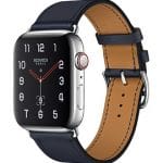 Apple Watch Hermès Series 4 Bleu Indigo Swift Leather Single Tour