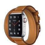 Apple Watch Hermès Series 4 Fauve Barenia Leather Double Tour