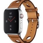 Apple Watch Hermès Series 4 Fauve Barenia Leather Single Tour Rallye