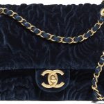 Chanel Velvet Navy Camellia Mini Bag - Prefall 2021