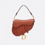 Dior Dark Tan Saddle Bag