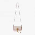 Givenchy Pale Pink Diamond Quilted Mini Pocket Bag