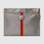 Gucci Dusty Grey Rajah Large Tote Bag