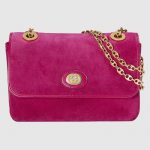 Gucci Fuchsia Suede Small Shoulder Bag