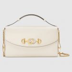 Gucci White Zumi Small Shoulder Bag