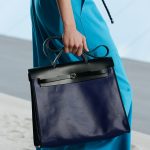 Hermes Black/Blue Herbag Bag - Spring 2019