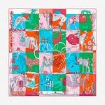 Hermes Della Cavalleria Favolosa Silk Twill Scarf 90