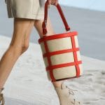 Hermes Red Natural Bucket Bag - Spring 2019