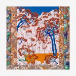 Hermes Sieste Au Paradis Silk Twill Giant Scarf 140