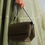 Hermes Taupe Crocodile Opli Chain Bag - Spring 2019