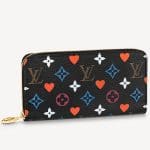 Louis Vuitton Black Monogram Game On Zippy Wallet