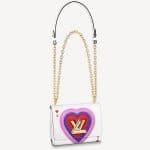 Louis Vuitton White Epi Game On Twist PM Bag