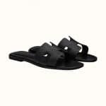 Oran Sandal Perforated in Noir