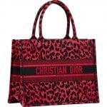 Dior Red Leopard Book Tote Bag - Prefall 2021