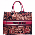 Dior Red Tiger Book Tote Bag