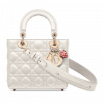 Dior White Dioramour Lady Dior My ABCDior Bag