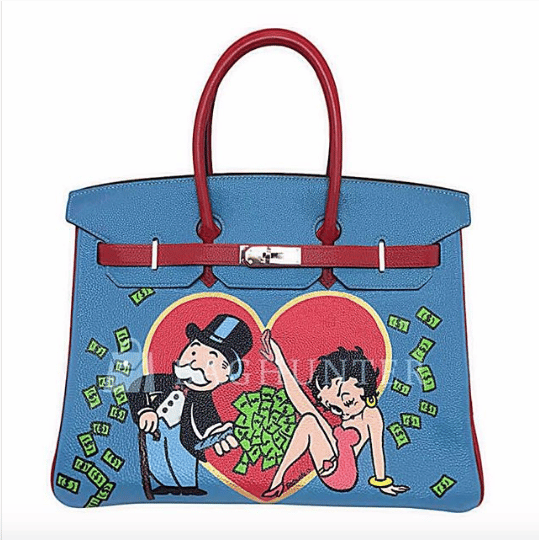 Hermes Monopoly/Betty Boop Birkin Bag